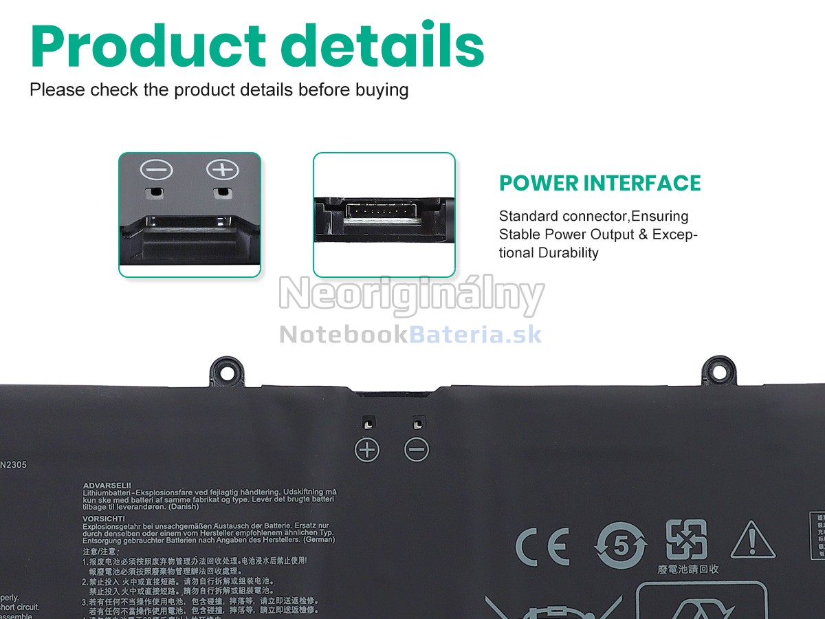 Náhradná batéria pre Asus VivoBook Pro 15 OLED N6506CU-MA014W