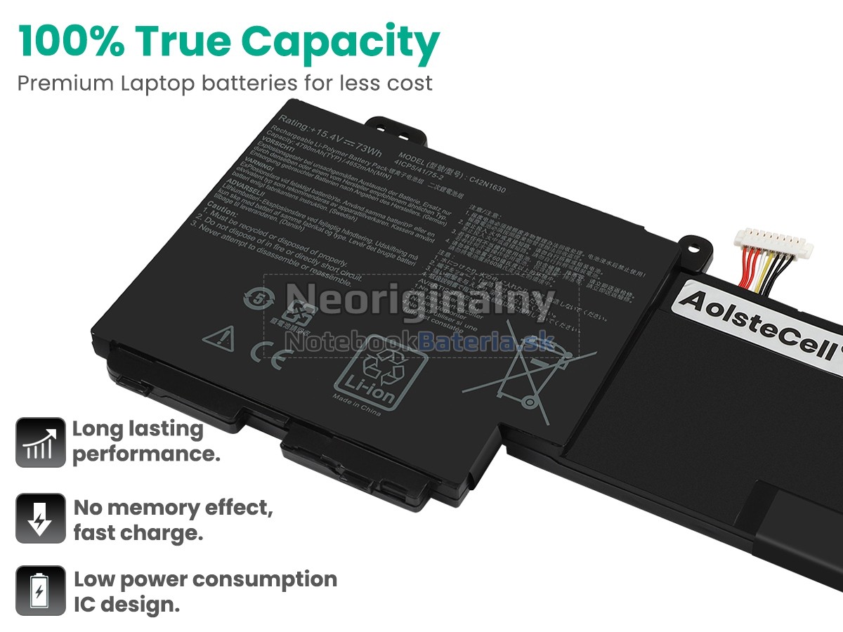 Náhradná batéria pre Asus ZenBook UX550VD