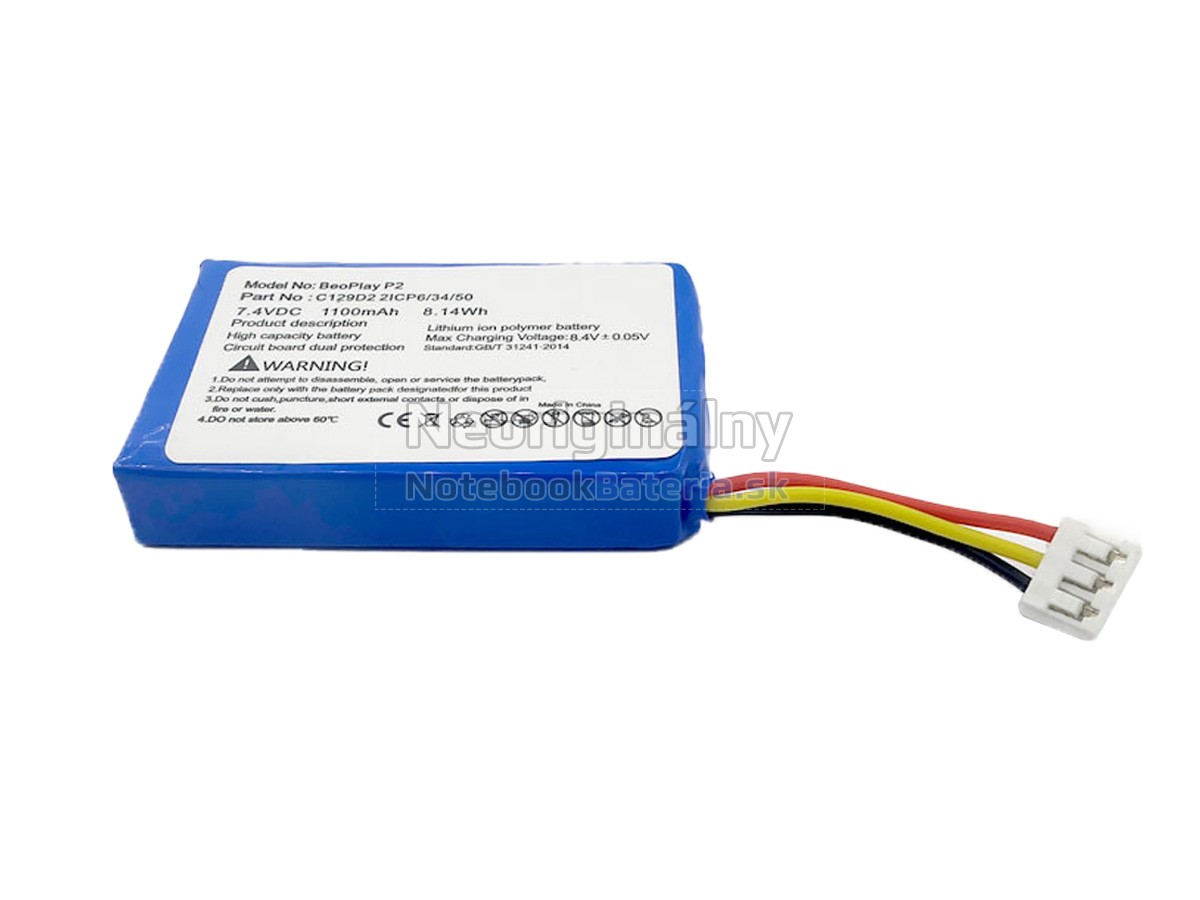 Náhradná batéria pre Bang Olufsen BEOPLAY P2