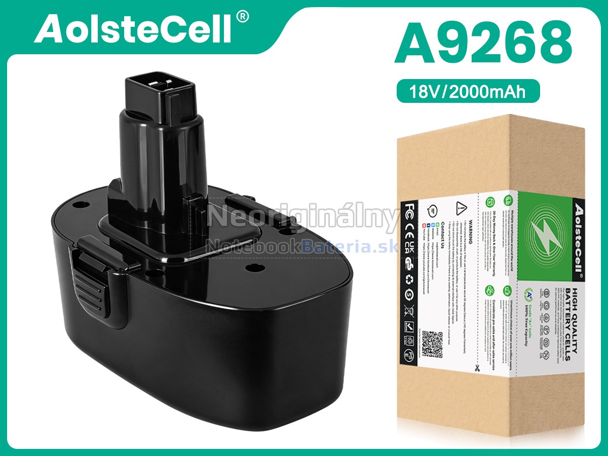 Náhradná batéria pre Black Decker A9282