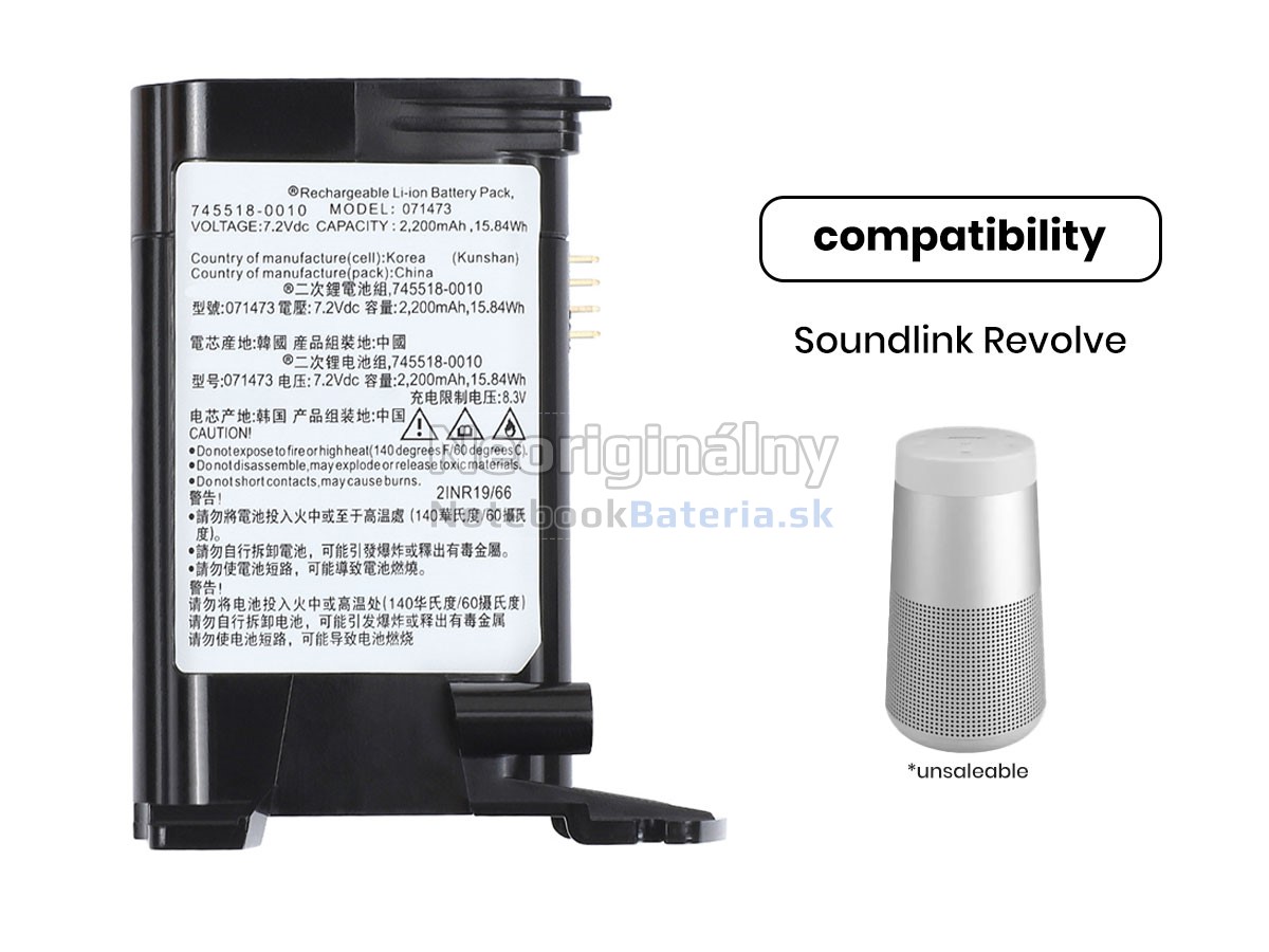 Náhradná batéria pre Bose 071473Z70680186AE