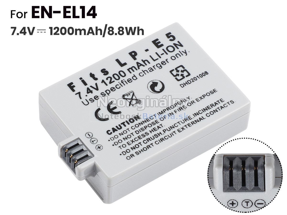 Náhradná batéria pre Canon EOS 500D