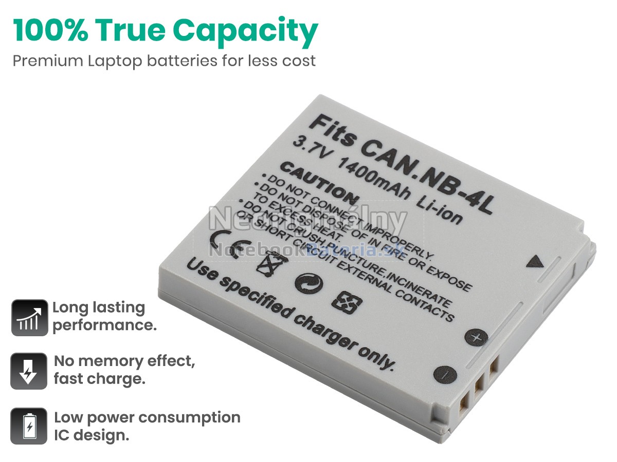 Náhradná batéria pre Canon IXY DIGITAL WIRELESS 60