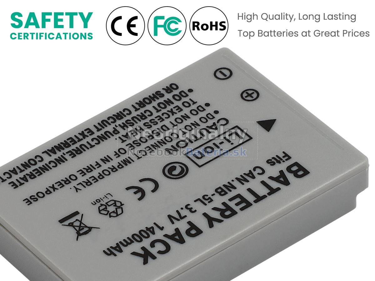 Náhradná batéria pre Canon IXUS 90 IS