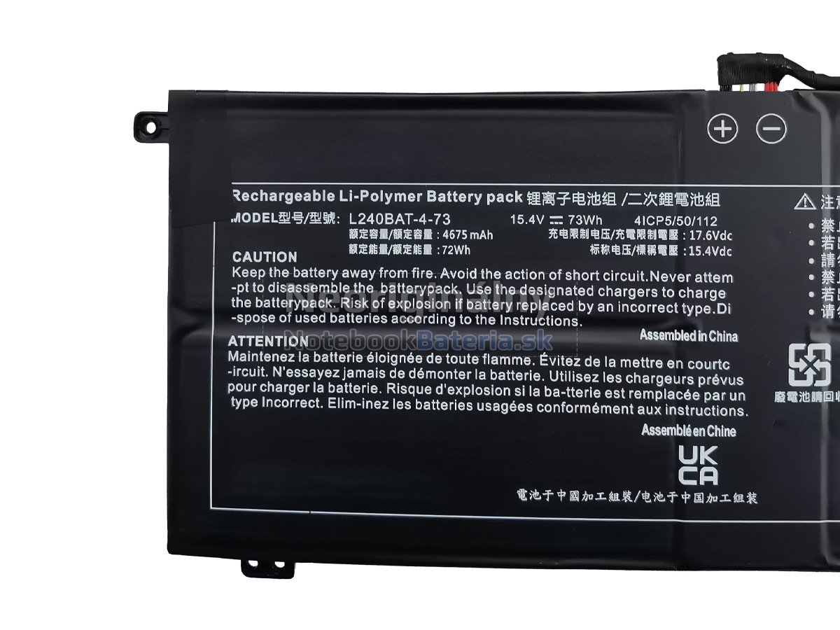Náhradná batéria pre Clevo SYSTEM76 LEMUR PRO (LEMP13)