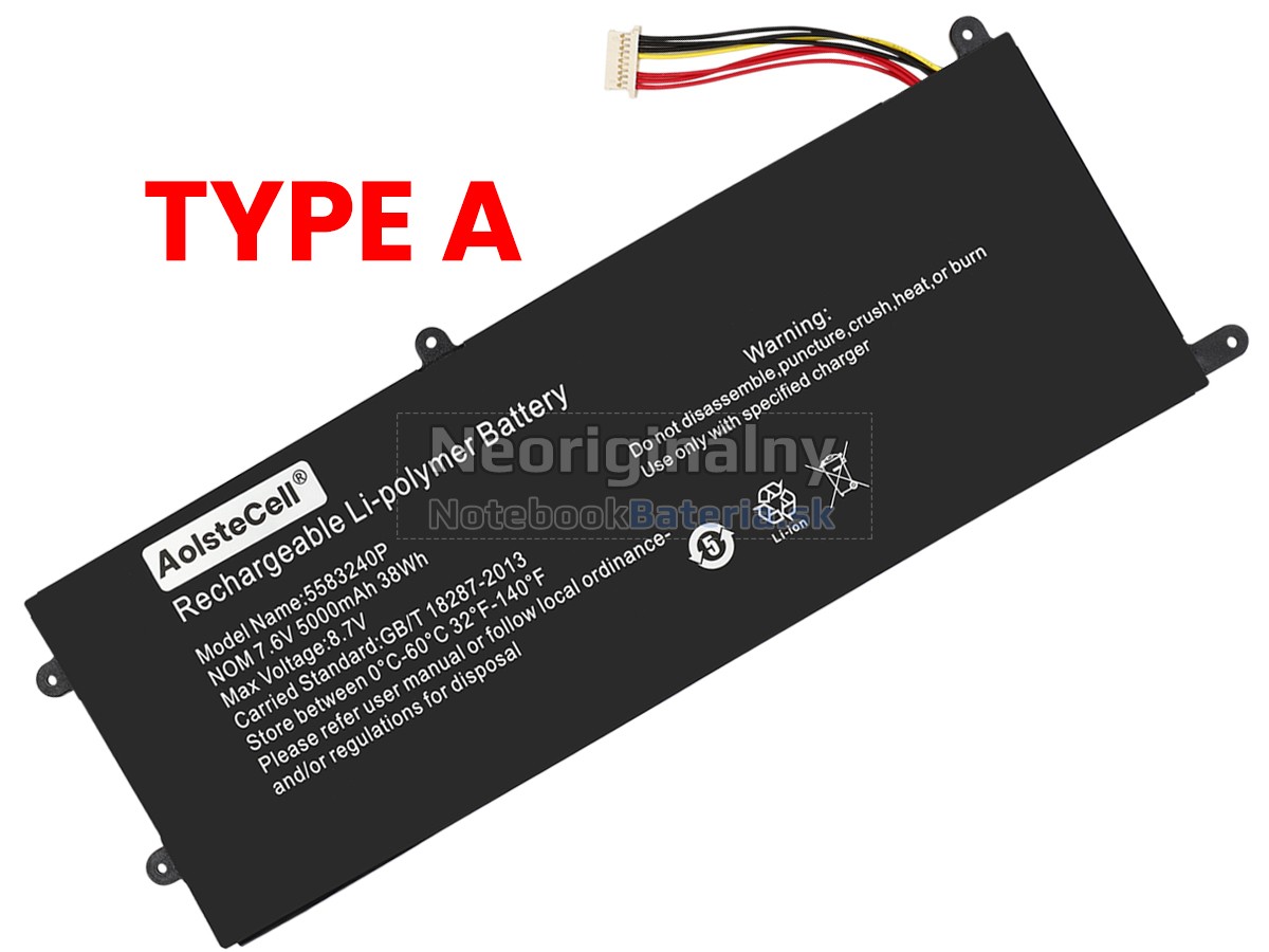 Náhradná batéria pre Cooyes 5583240P