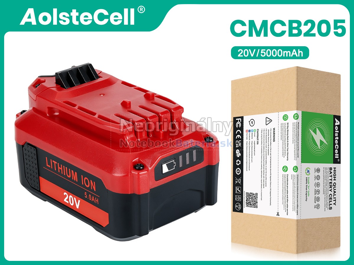 Náhradná batéria pre Craftsman 20V CMCB205