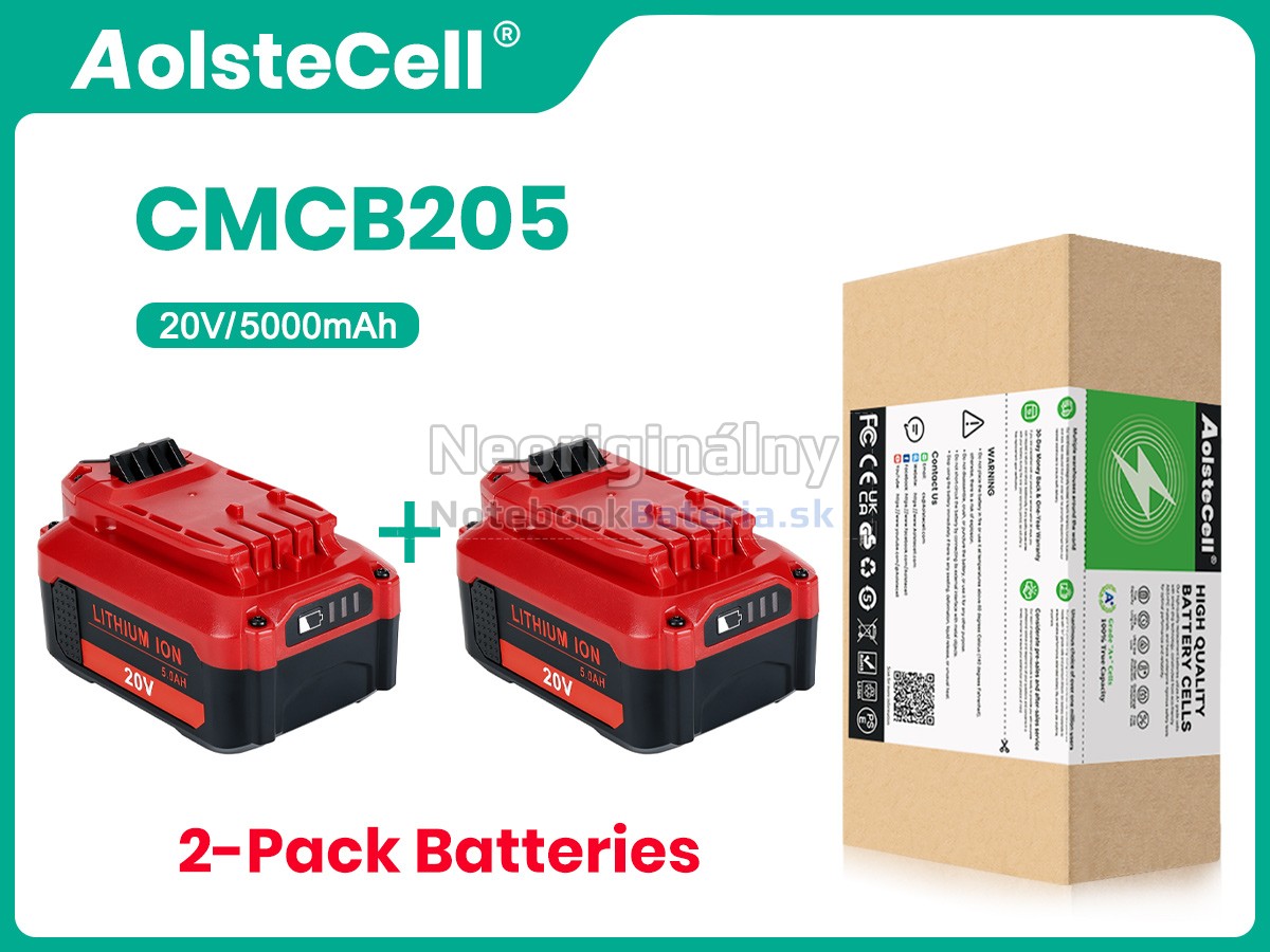 Náhradná batéria pre Craftsman 20V CMCB205