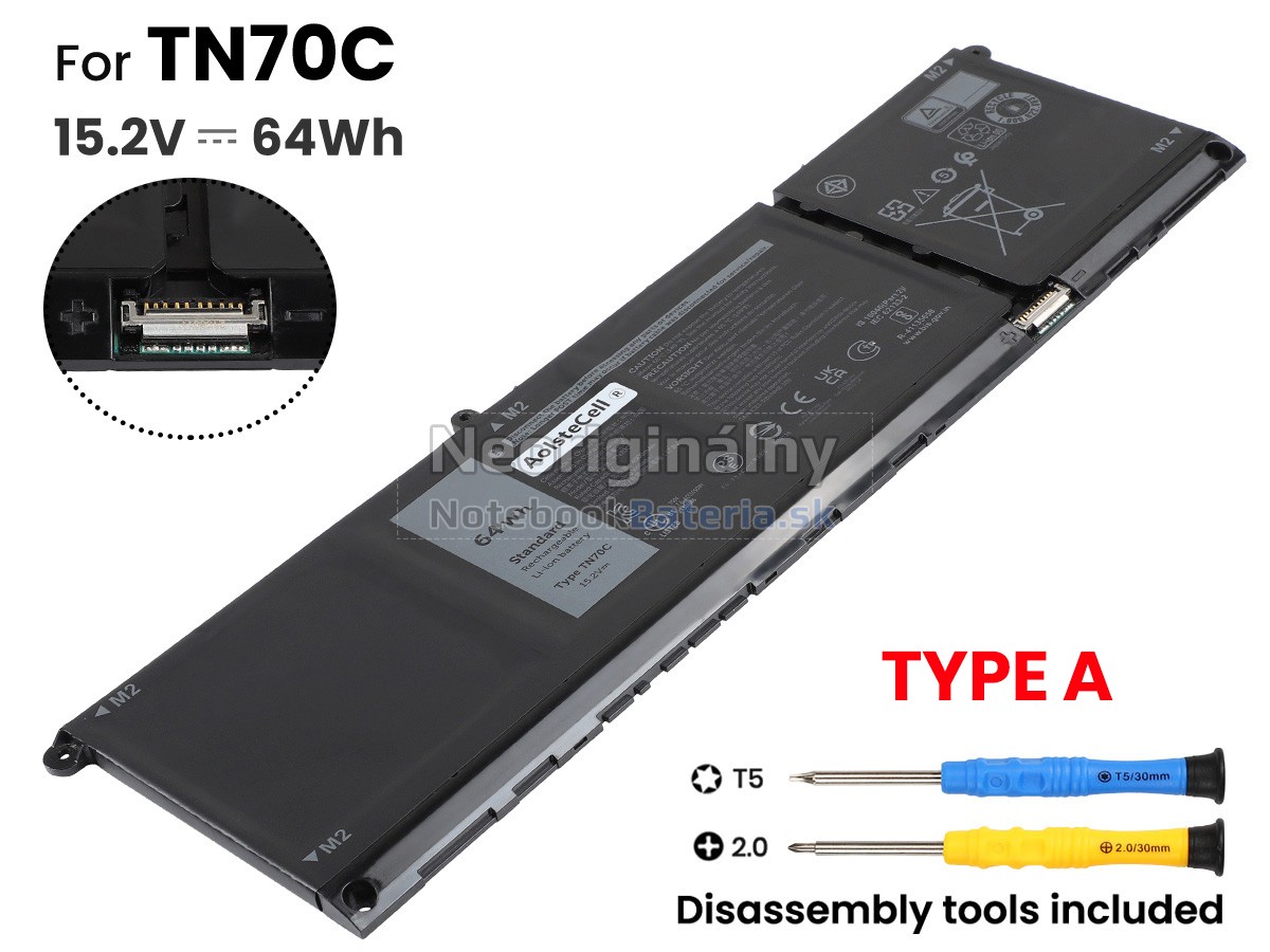 Náhradná batéria pre Dell P132F001