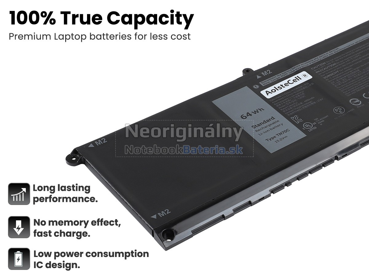 Náhradná batéria pre Dell P132F001