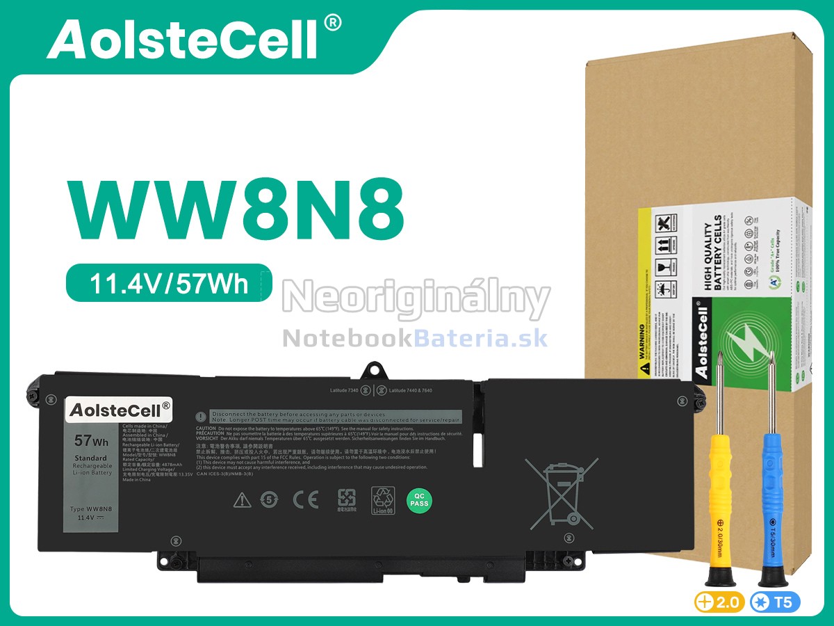 Náhradná batéria pre Dell 66DWX