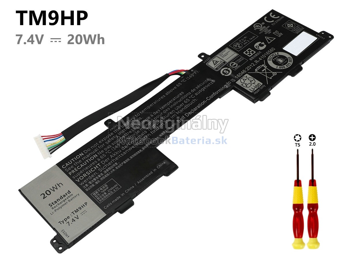 Náhradná batéria pre Dell Latitude 13 7350 KEYBOARD DOCK