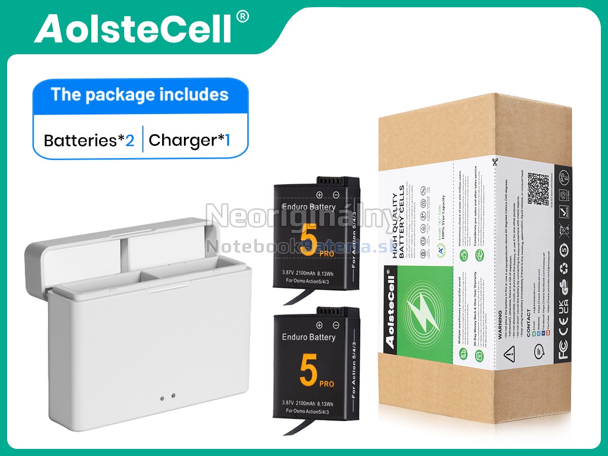 Náhradná batéria pre DJI OSMO ACTION 4