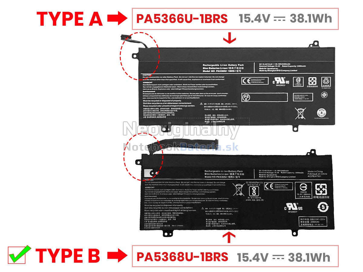 Náhradná batéria pre Dynabook SATELLITE PRO L40-G-102
