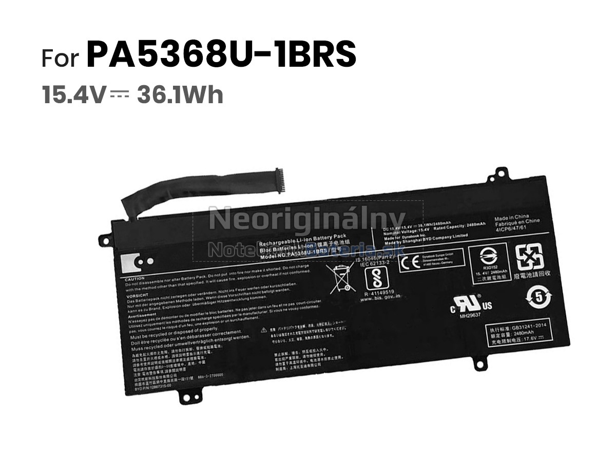 Náhradná batéria pre Dynabook SATELLITE PRO L40-G-102