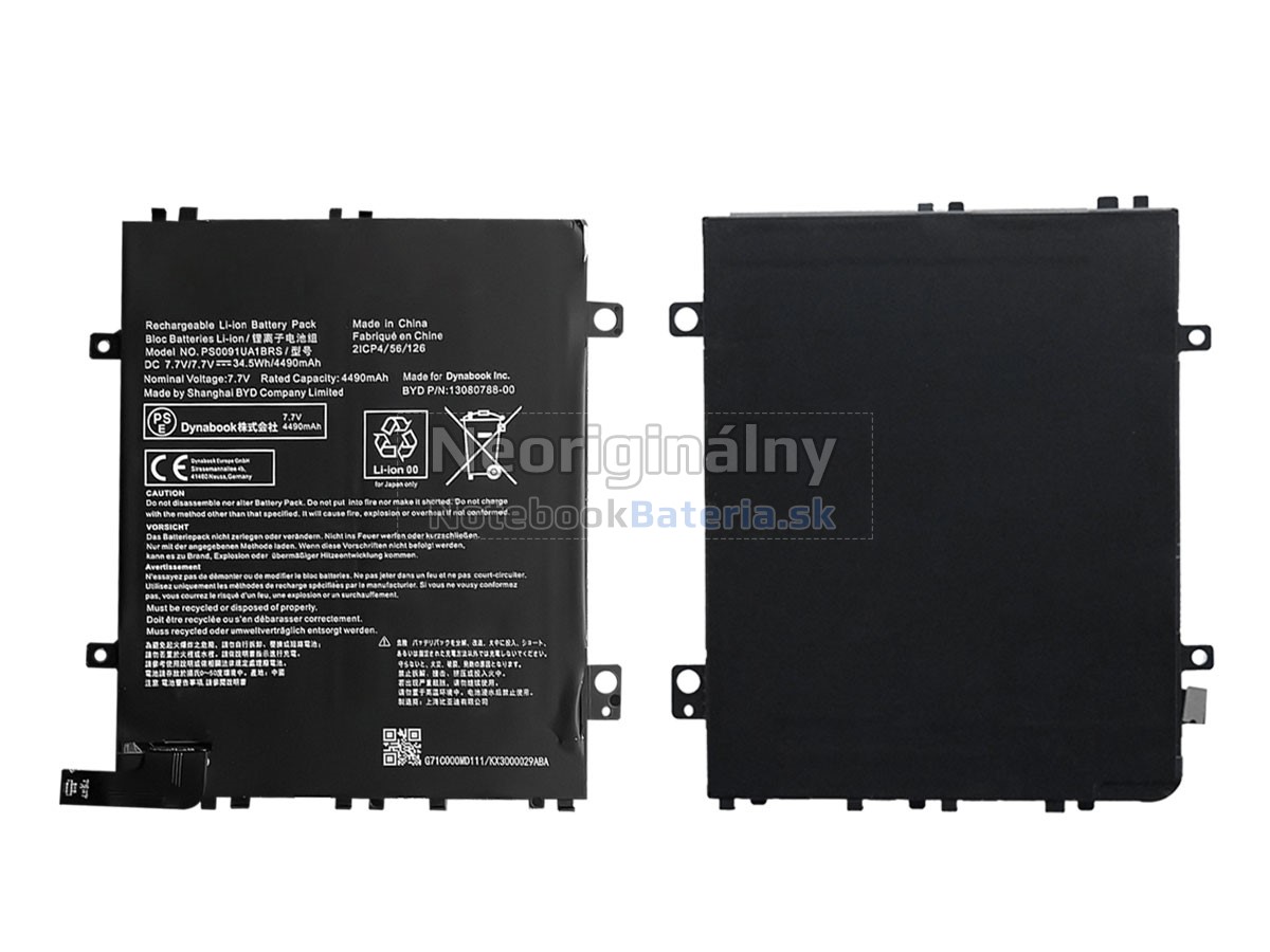 Náhradná batéria pre Dynabook 13080788-00