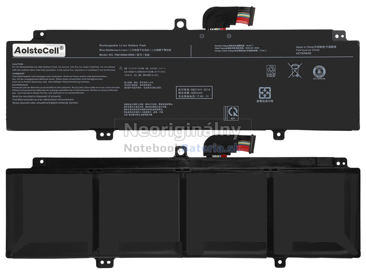 Náhradná batéria pre Dynabook PORTEGE X40L-K