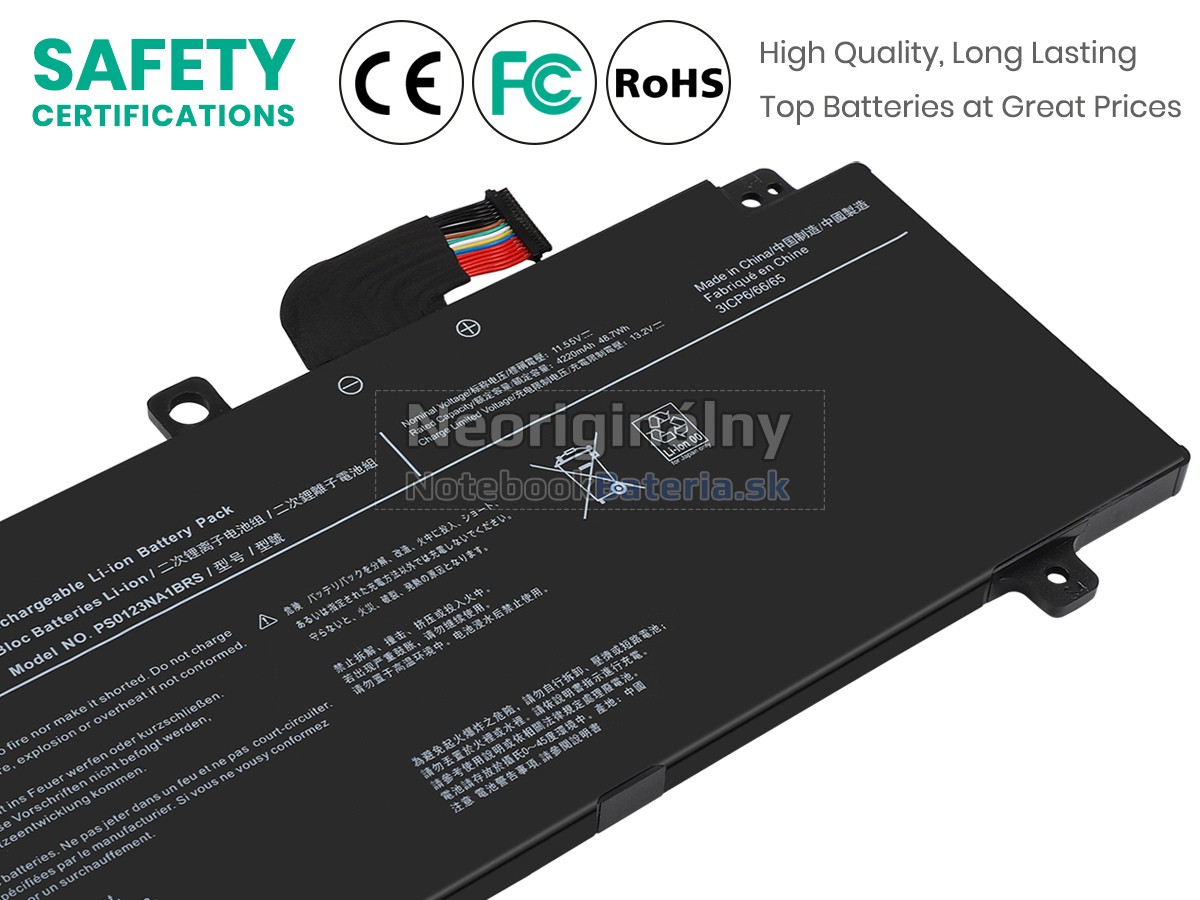 Náhradná batéria pre Dynabook PS0123NA1BRS