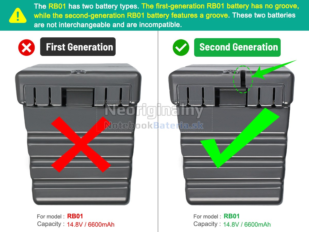Náhradná batéria pre Dyson 360EYE