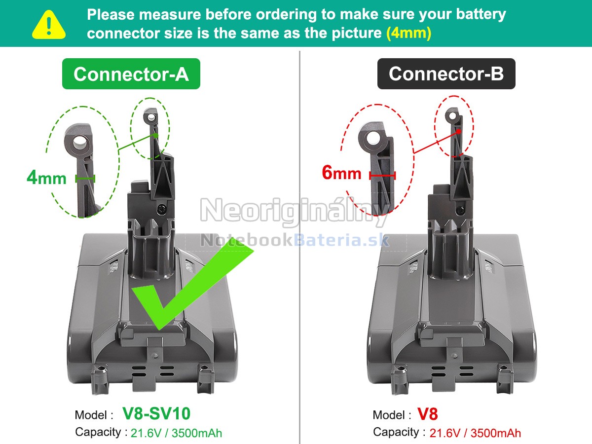 Náhradná batéria pre Dyson 215681