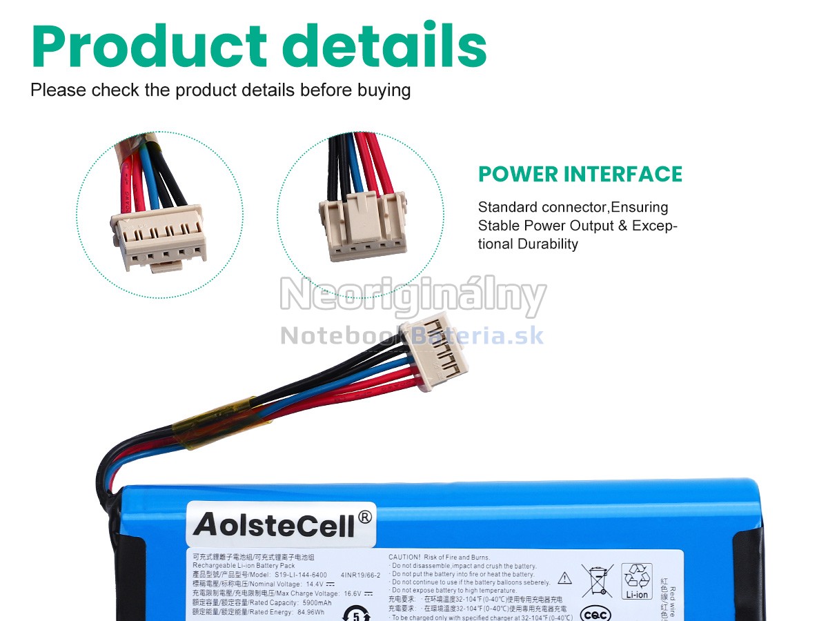Náhradná batéria pre Ecovacs S19-LI-144-6400