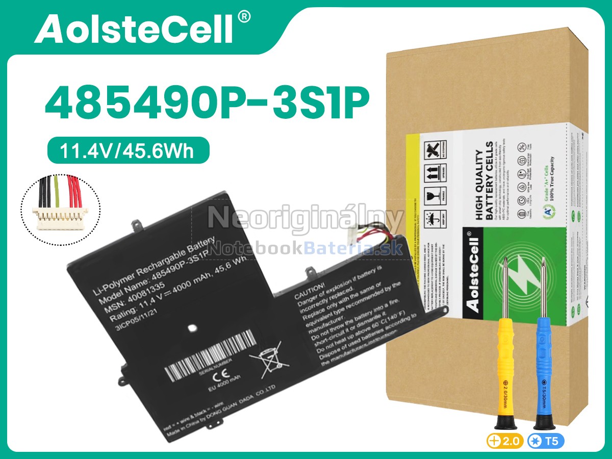 Náhradná batéria pre EVOO 516698-3S