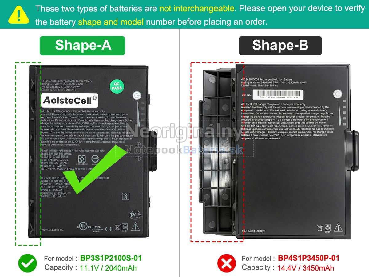Náhradná batéria pre Getac K120