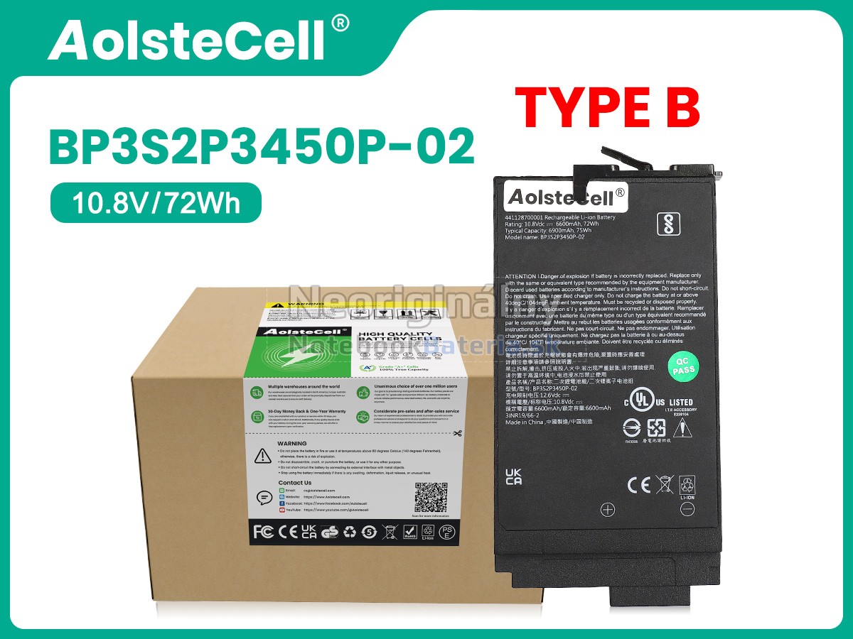 Náhradná batéria pre Getac BP3S2P3450P-02