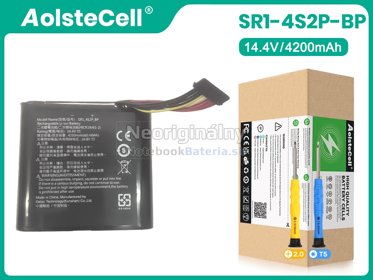 Náhradná batéria pre Getac SR1-4S2P-BP(4ICR19/65-2)