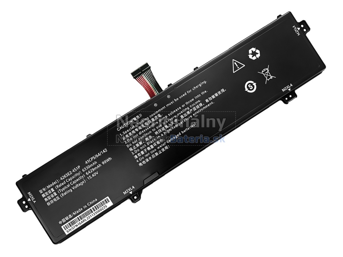 Náhradná batéria pre Gigabyte 4263E2-4S1P