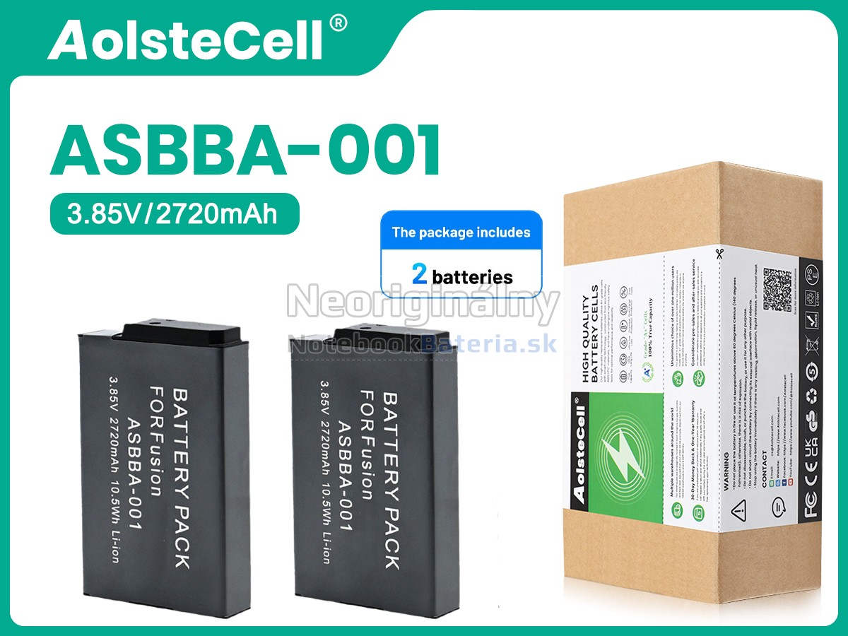 Náhradná batéria pre GoPro ASBBA-001