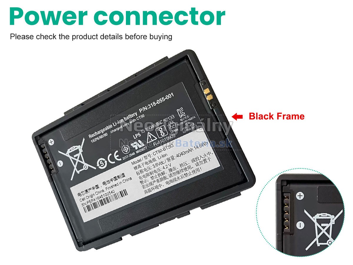 Náhradná batéria pre Honeywell 318-055-001