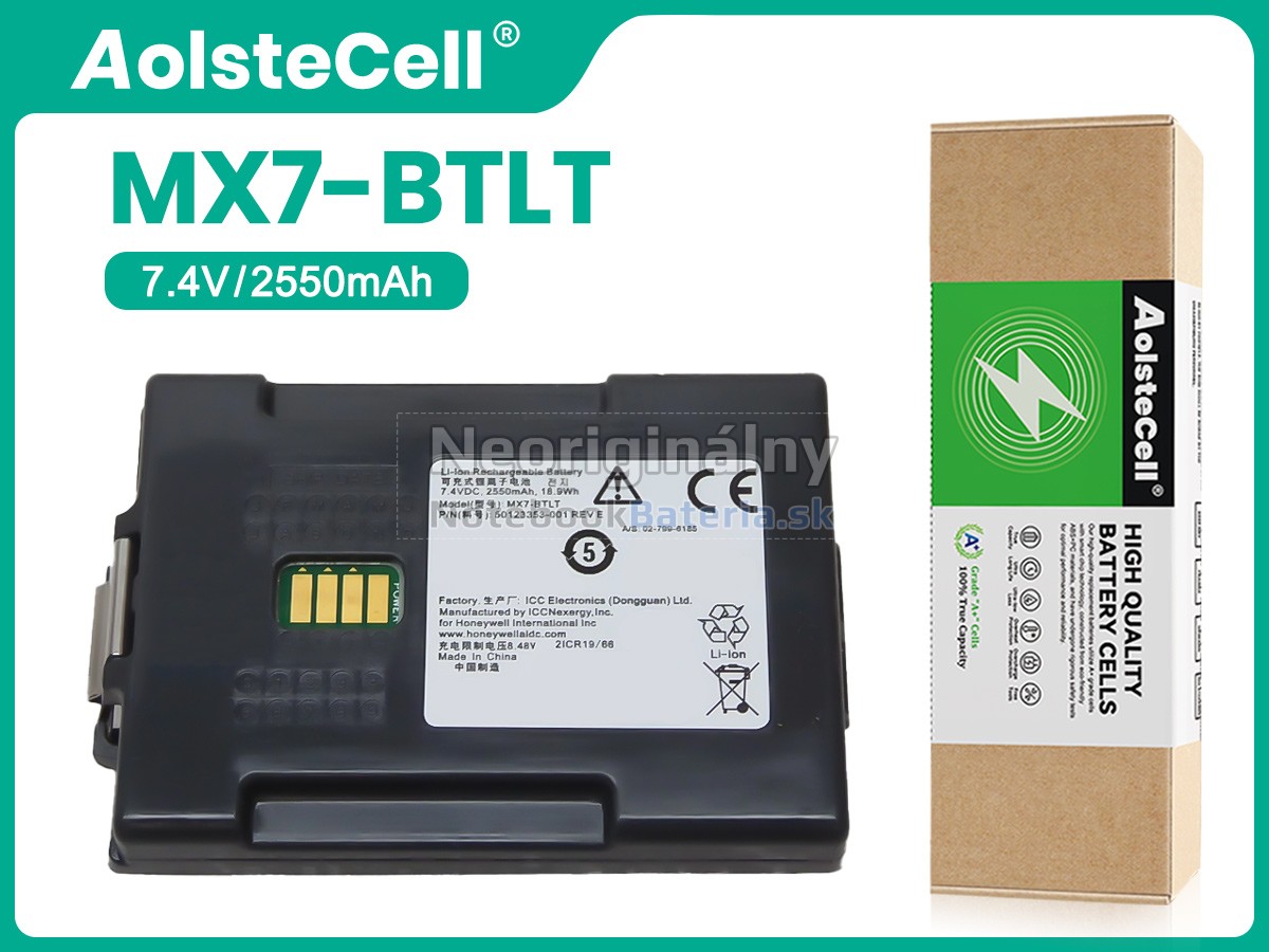 Náhradná batéria pre Honeywell MX7-BTLT