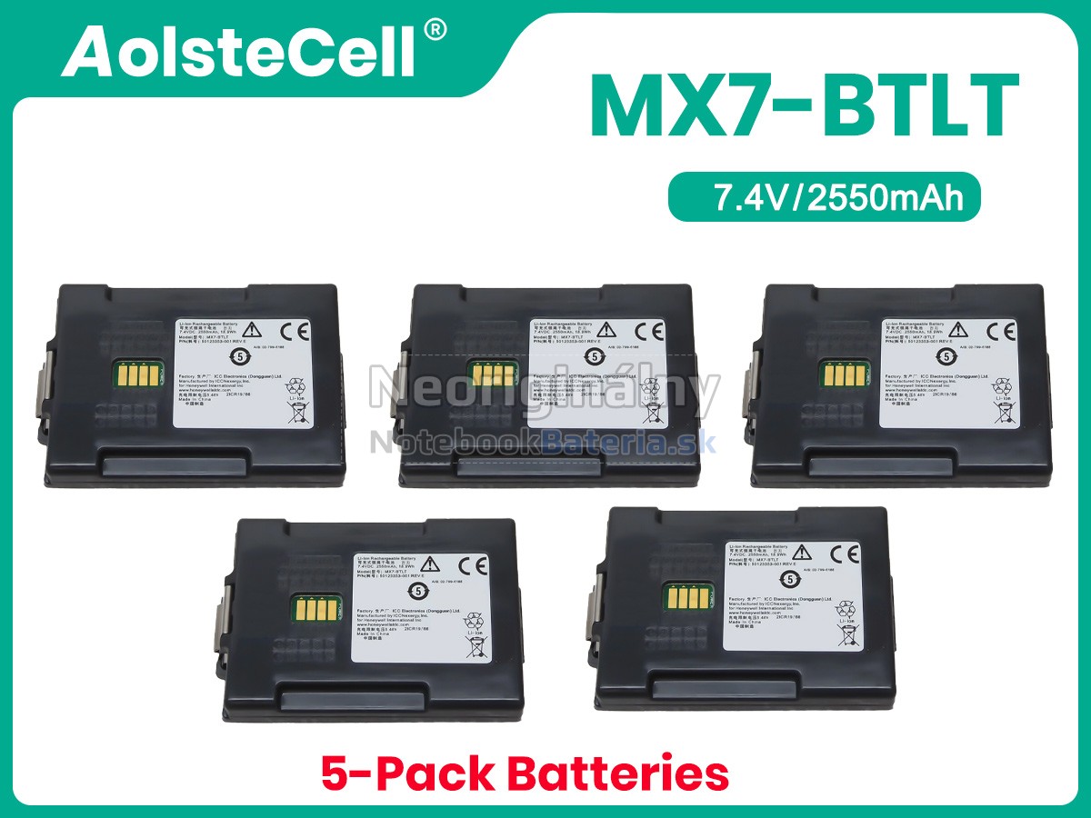 Náhradná batéria pre Honeywell MX7-BTLT