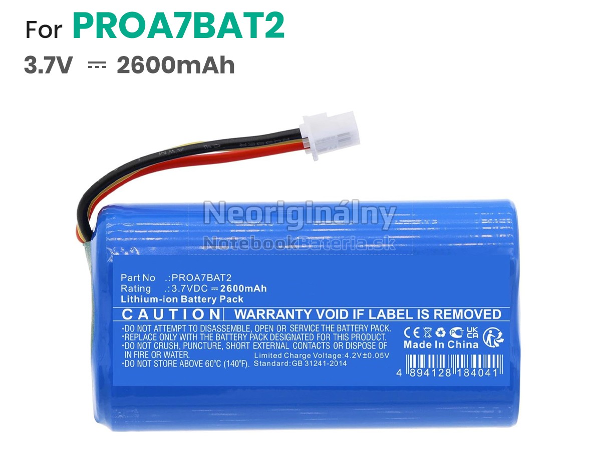 Náhradná batéria pre Honeywell PROA7BAT2