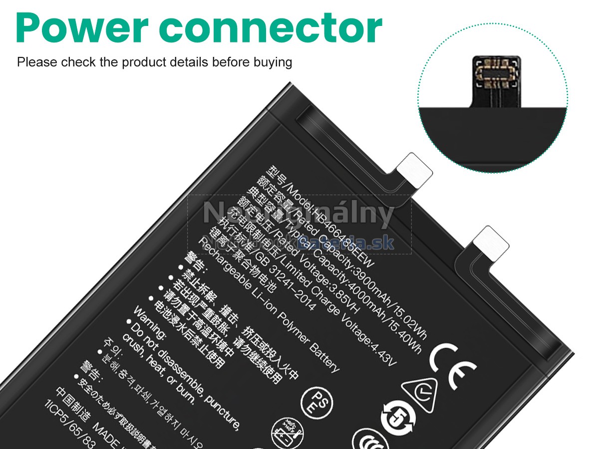 Náhradná batéria pre Honor NOVA 8 PRO 5G