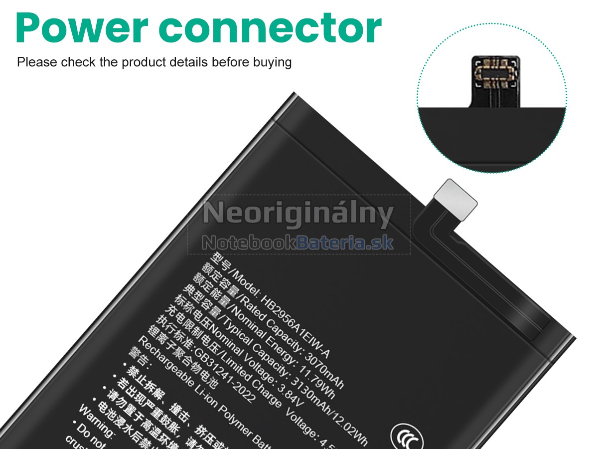 Náhradná batéria pre Huawei HB2956A1EIW-A