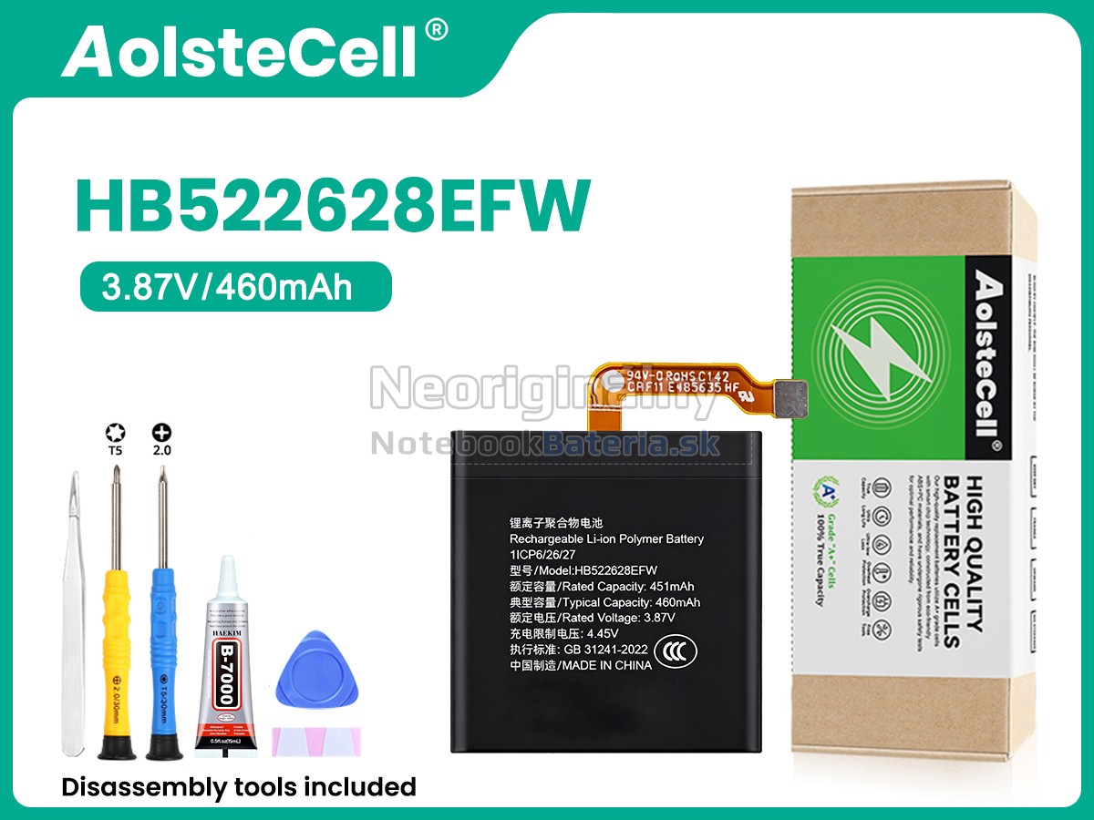 Náhradná batéria pre Huawei HB522628EFW
