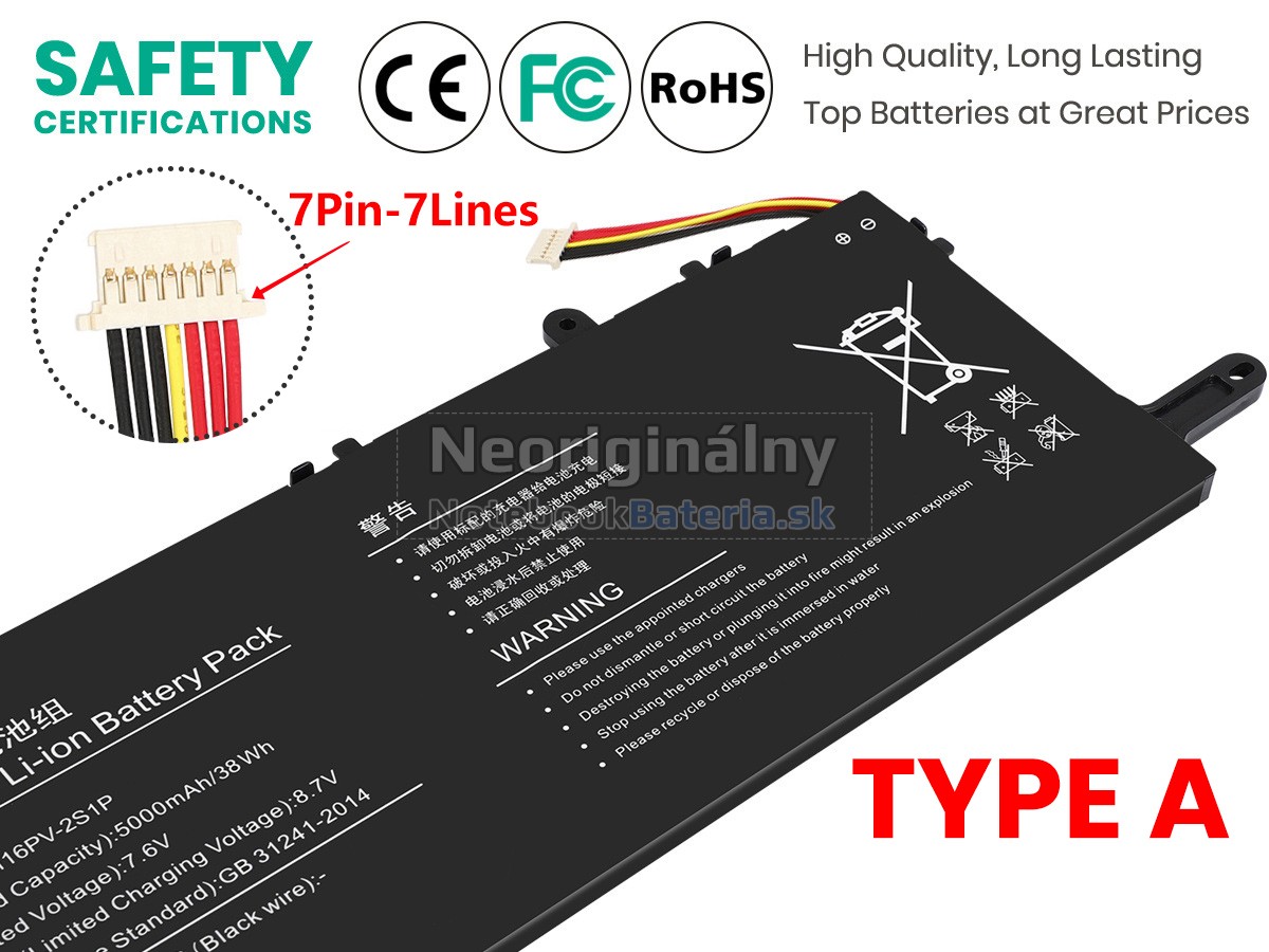 Náhradná batéria pre Hyundai 5074116PV-2S1P