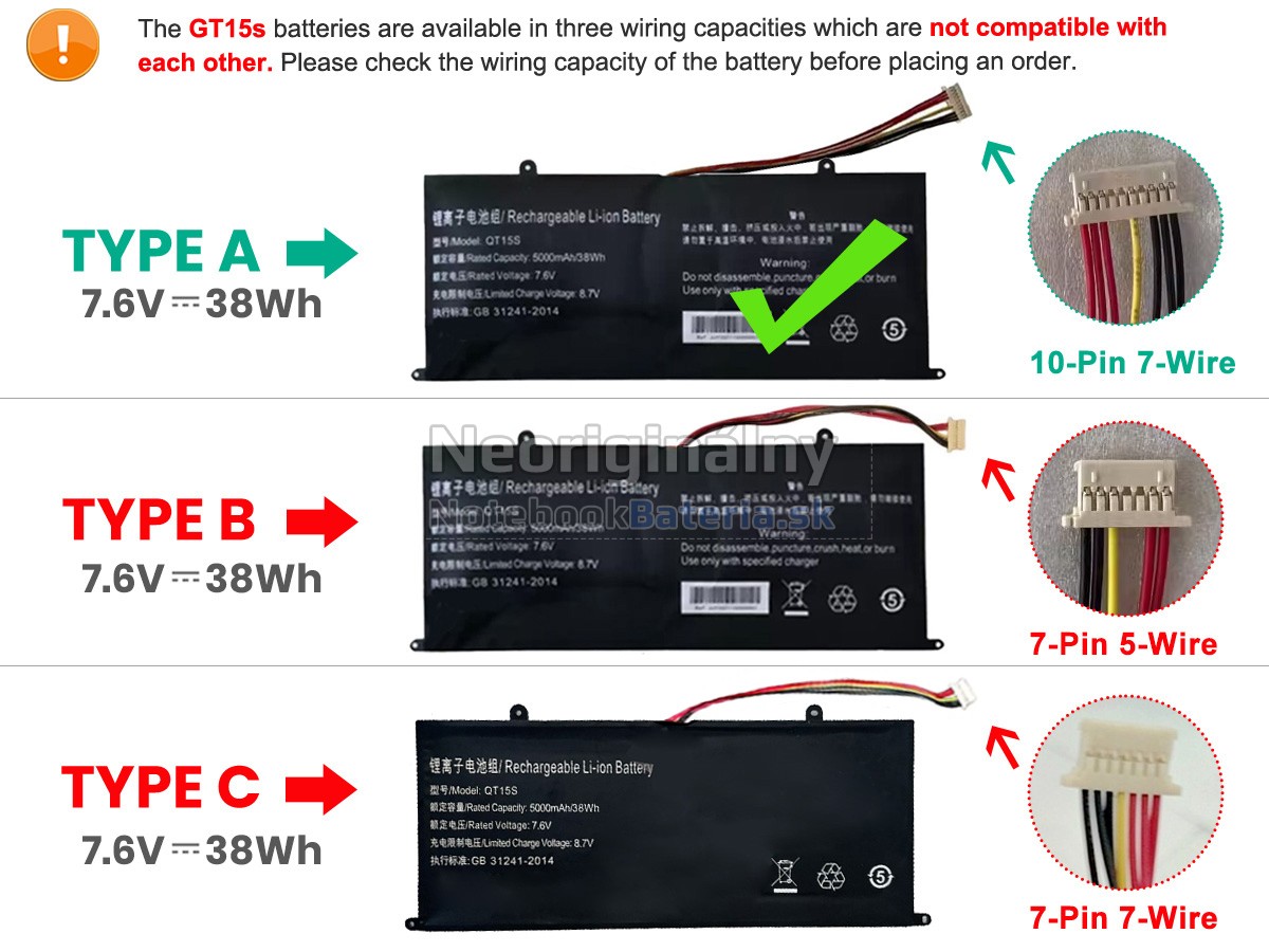 Náhradná batéria pre IPASON X15