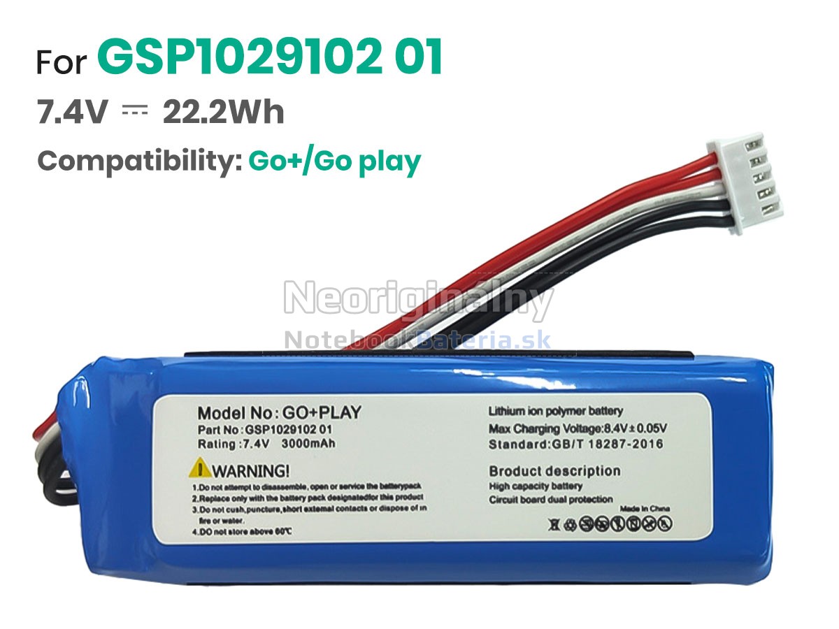 Náhradná batéria pre JBL GSP1029102 01