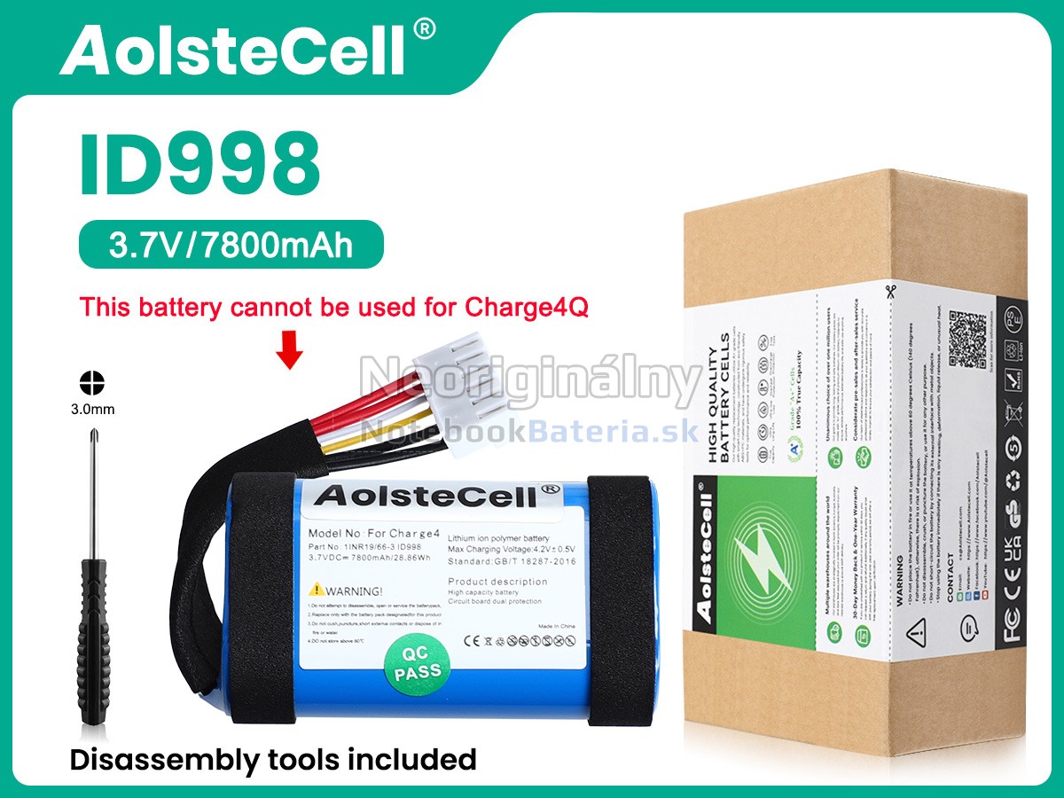 Náhradná batéria pre JBL CHARGE4WHTAM