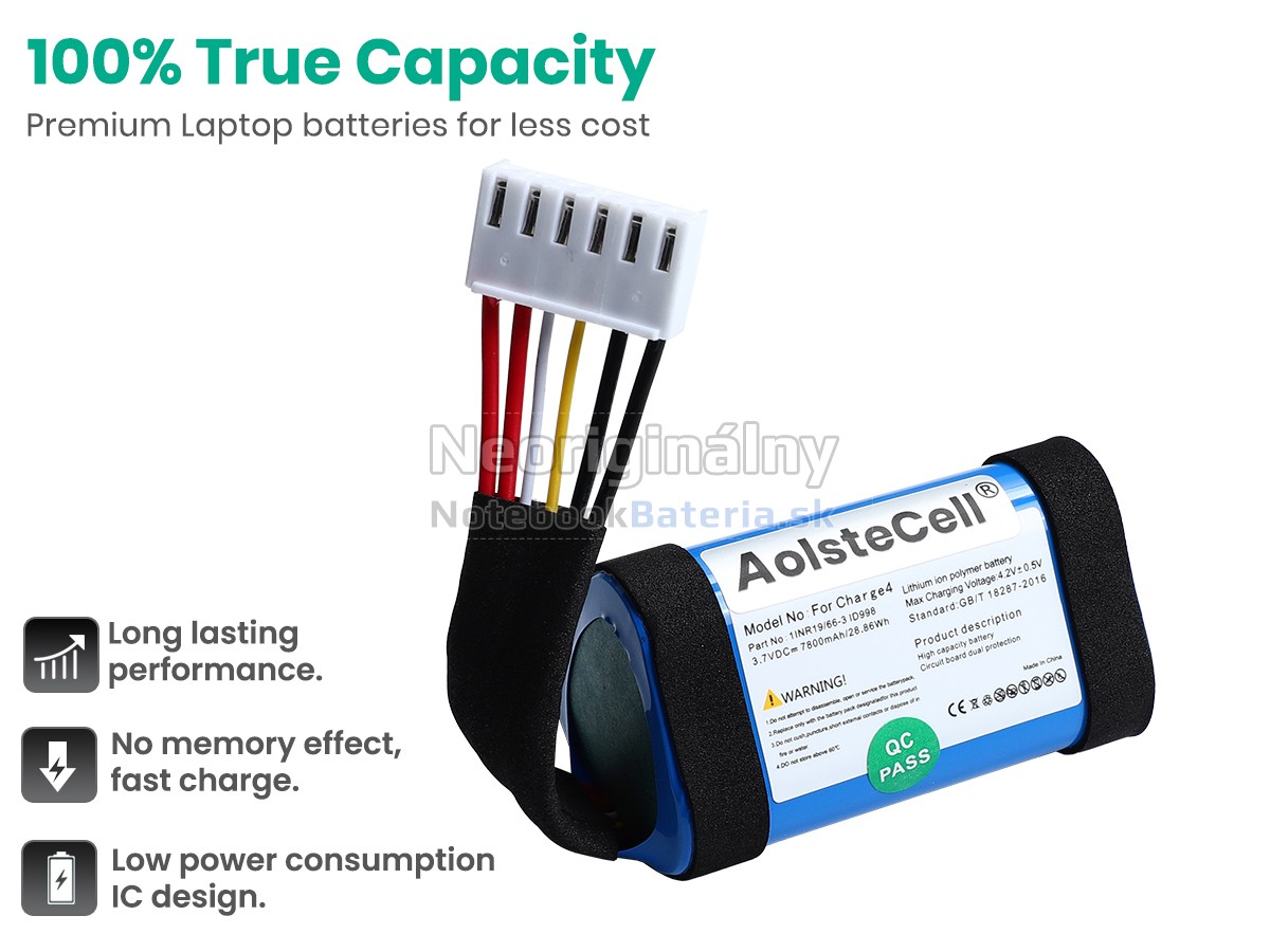 Náhradná batéria pre JBL CHARGE4WHTAM