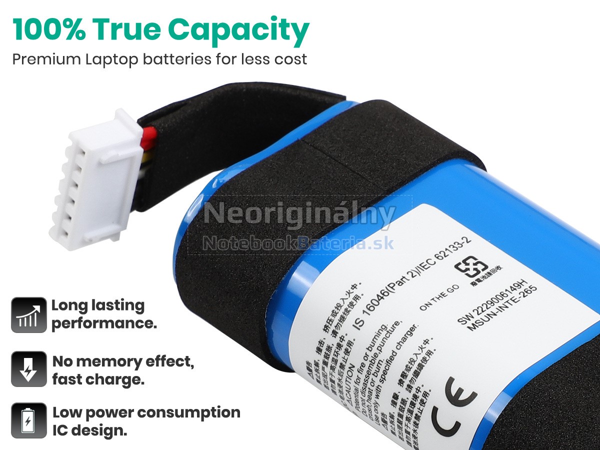 Náhradná batéria pre JBL SUN-INTE-265