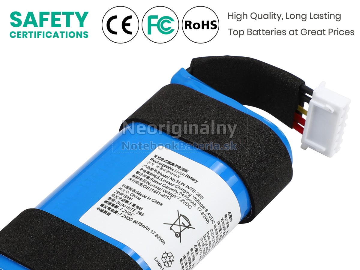 Náhradná batéria pre JBL SUN-INTE-265