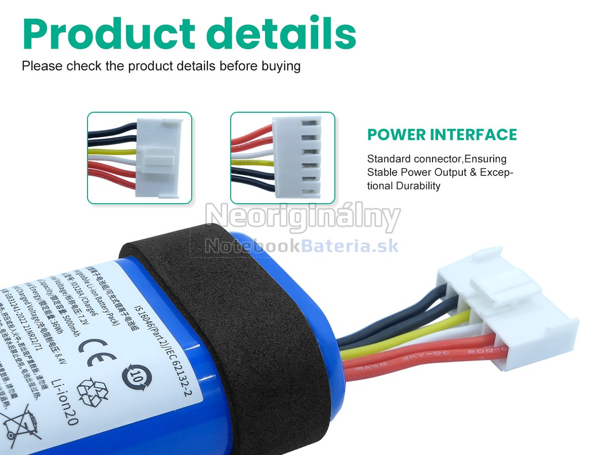 Náhradná batéria pre JBL I0328A