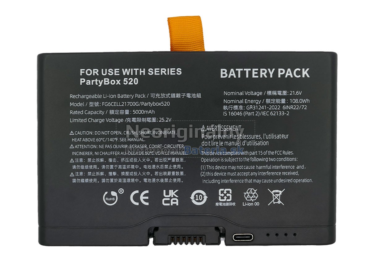 Náhradná batéria pre JBL BOOMBOX 4