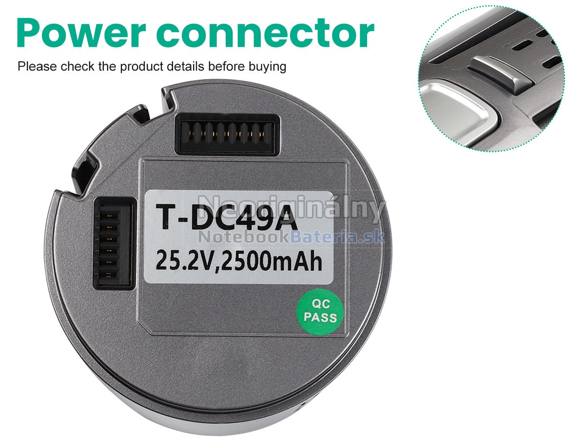 Náhradná batéria pre JIMMY T-DC49A