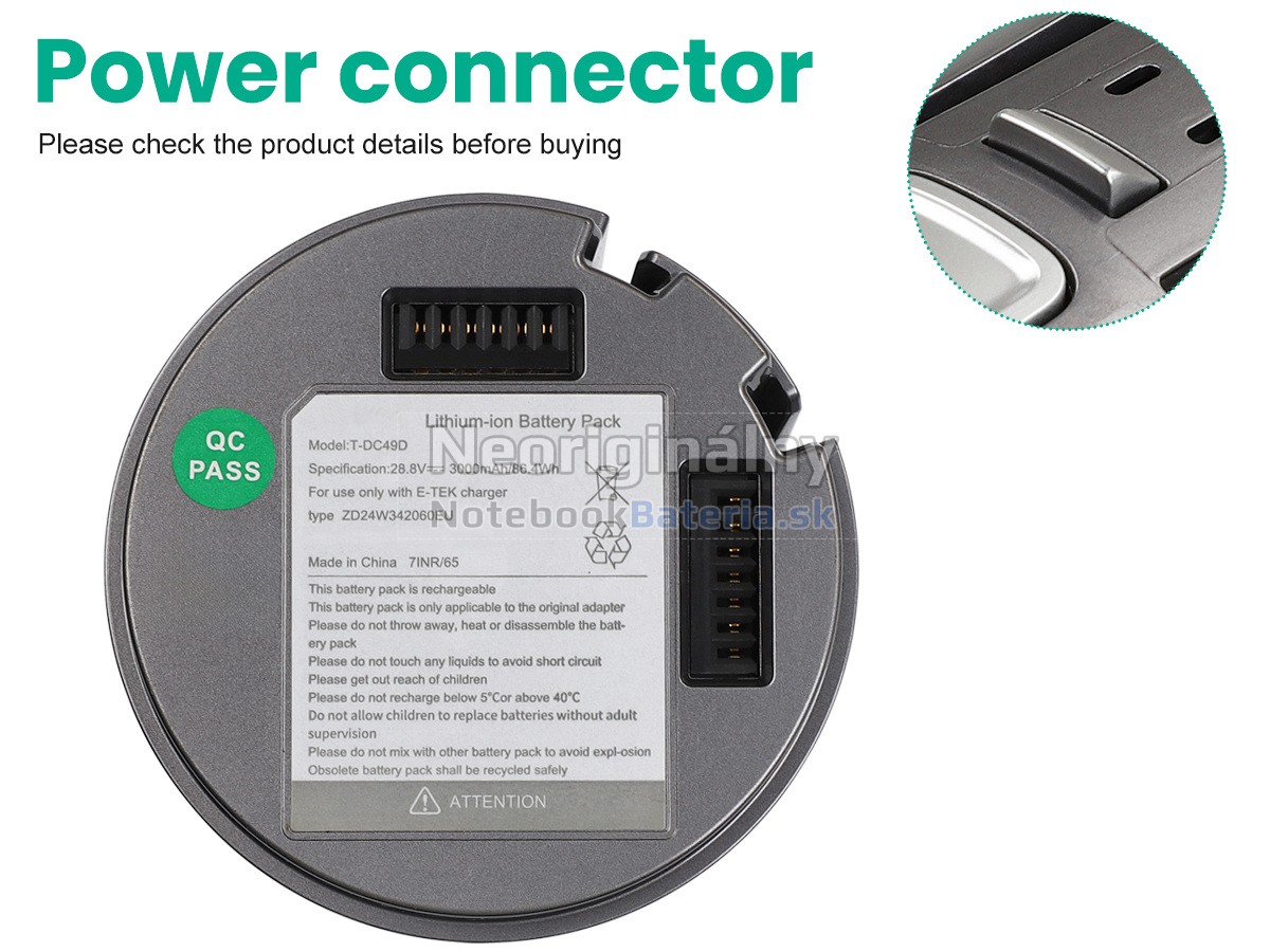 Náhradná batéria pre JIMMY H8