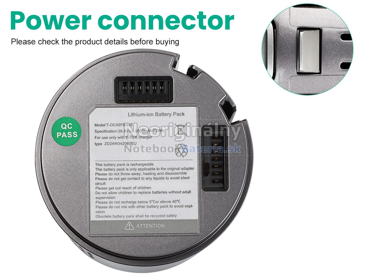 Náhradná batéria pre JIMMY H9 FLEX